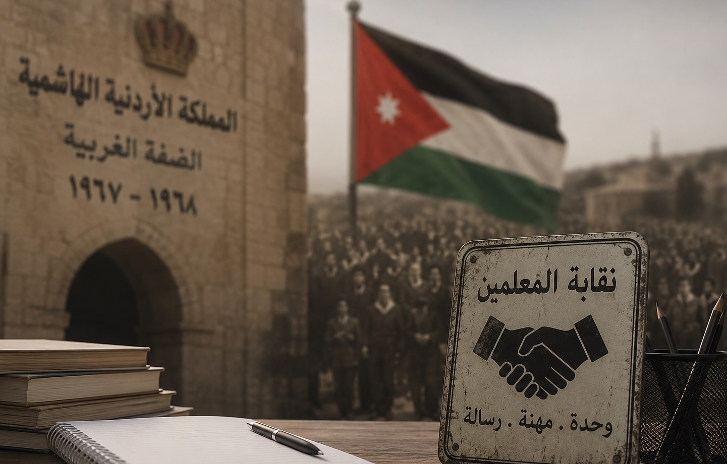 العمل النقابي للمعلمين في ظل الحكم الأردني للضفة الغربية
