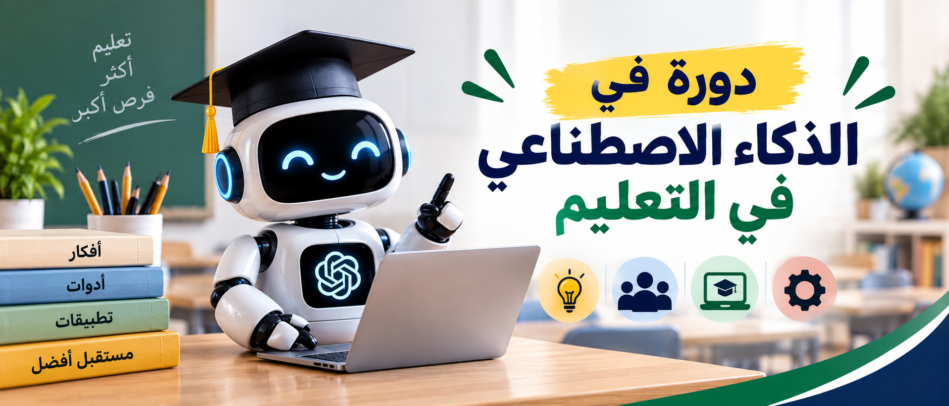 دورة الذكاء الاصطناعي في التعليم
